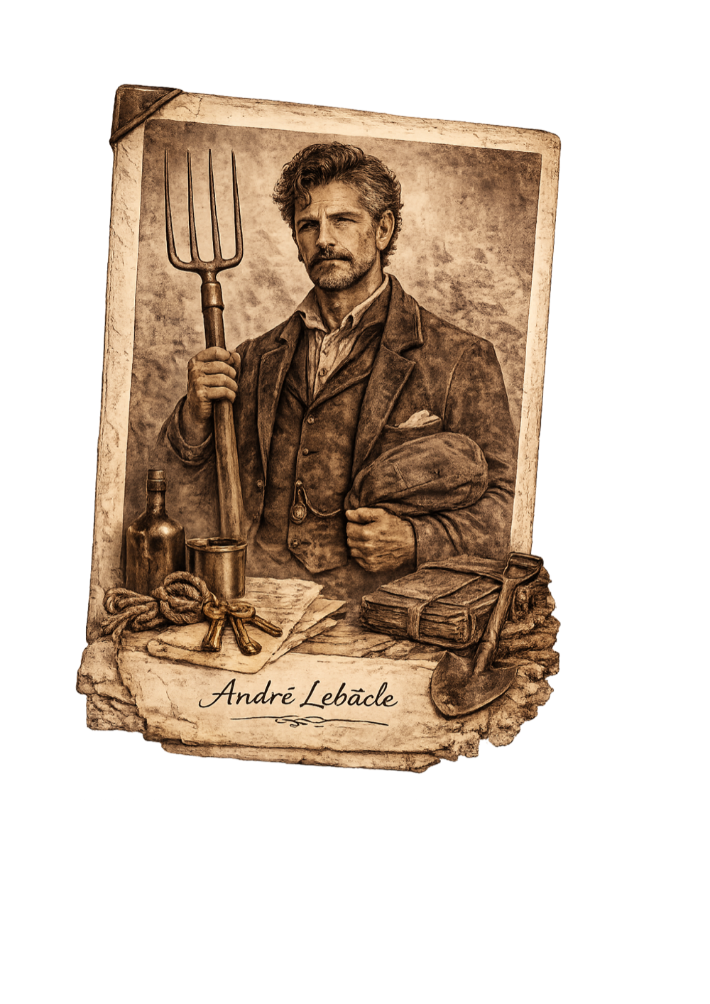 André Lebâcle, garde-chasse du domaine